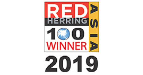Ranked in Top 100 Asian startups by Red Herring in 2019