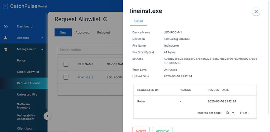 Remote application control