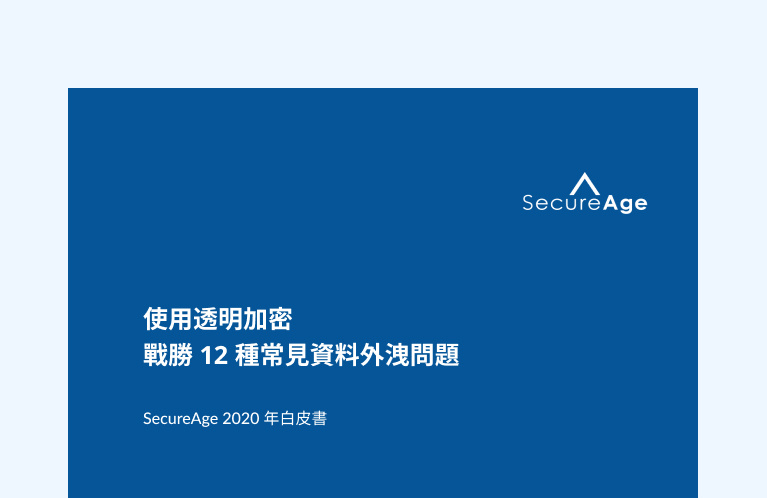 使用透明加密 戰勝 12 種常見資料外洩問題